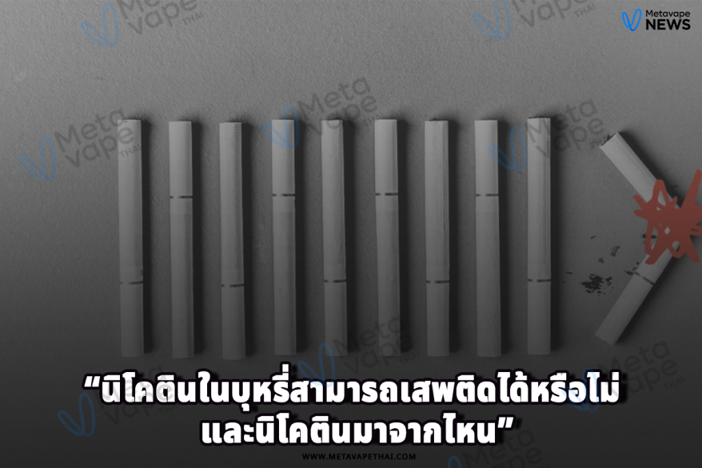 นิโคตินในบุหรี่สามารถเสพติดได้หรือไม่ และ นิโคตินมาจากไหน