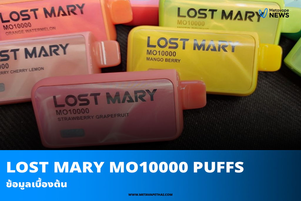 ข้อมูลเบื้องต้นเกี่ยวกับ Lost Mary MO10000 PUFFS