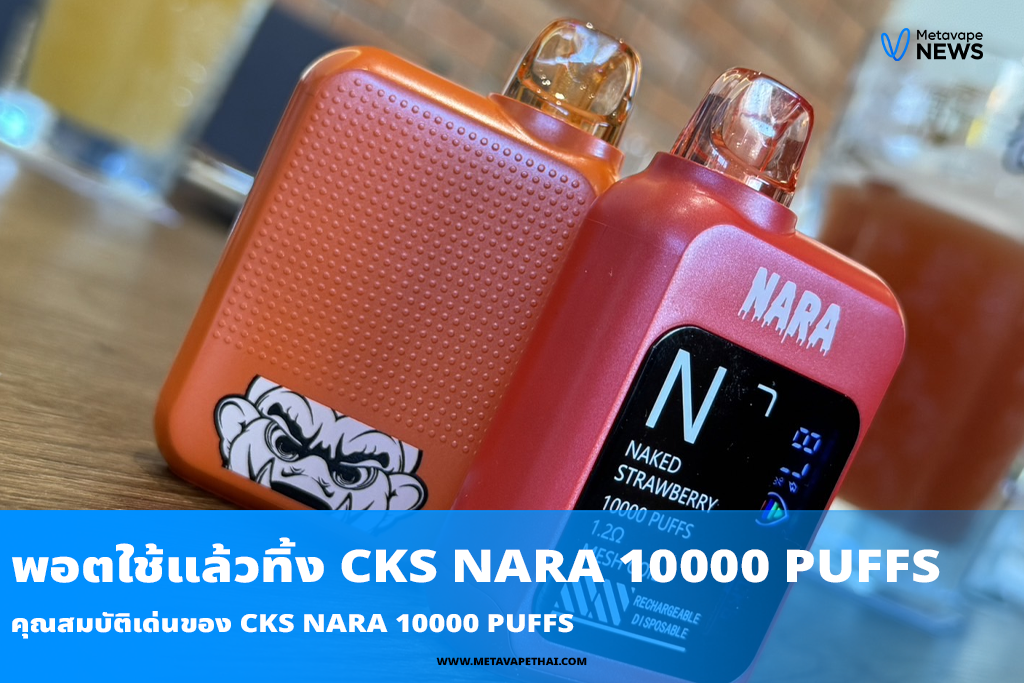 คุณสมบัติเด่นของ CKS NARA 10000 Puffs